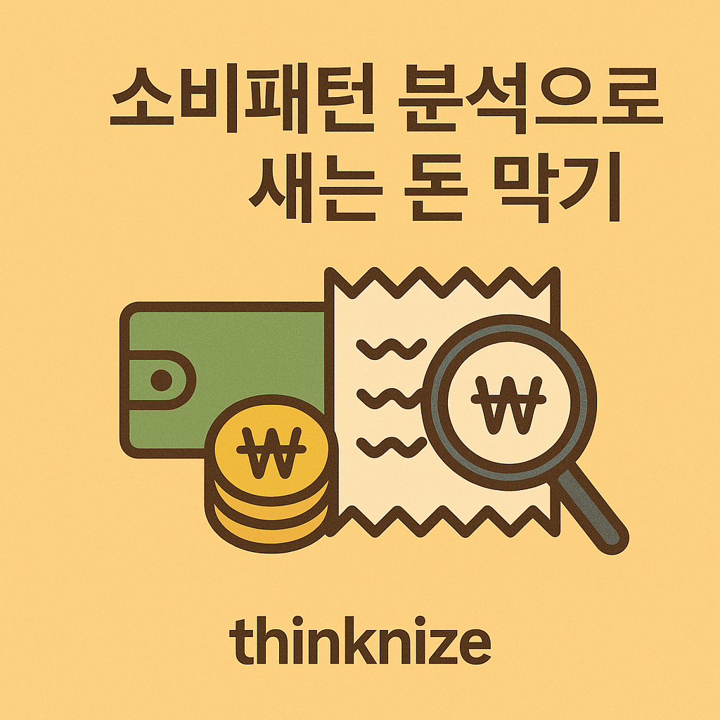 소비패턴 분석으로 새는 돈 막기