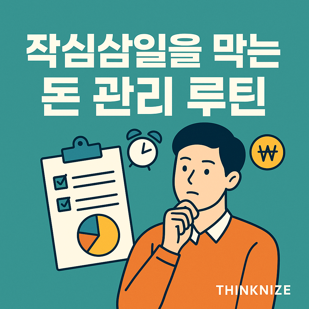 작심삼일을 막는 돈 관리 루틴 만들기