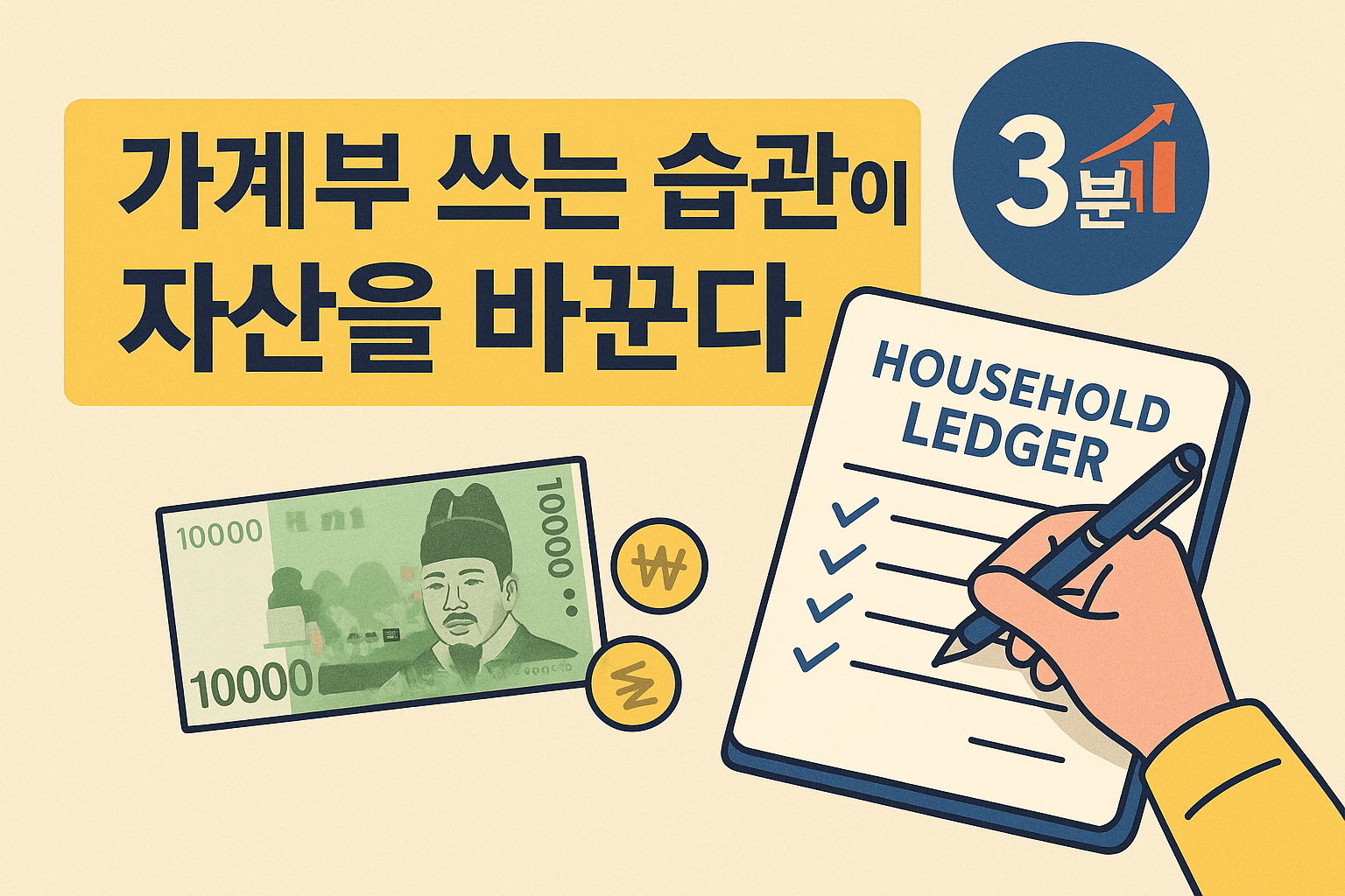 가계부 쓰는 습관이 자산을 바꾼다